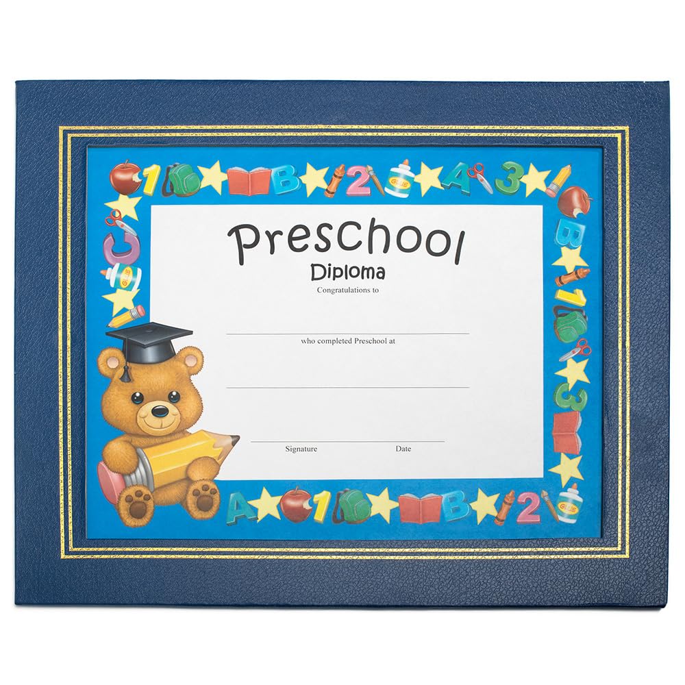 Happy Graduates Blue Diploma Frame,1 10 11/16