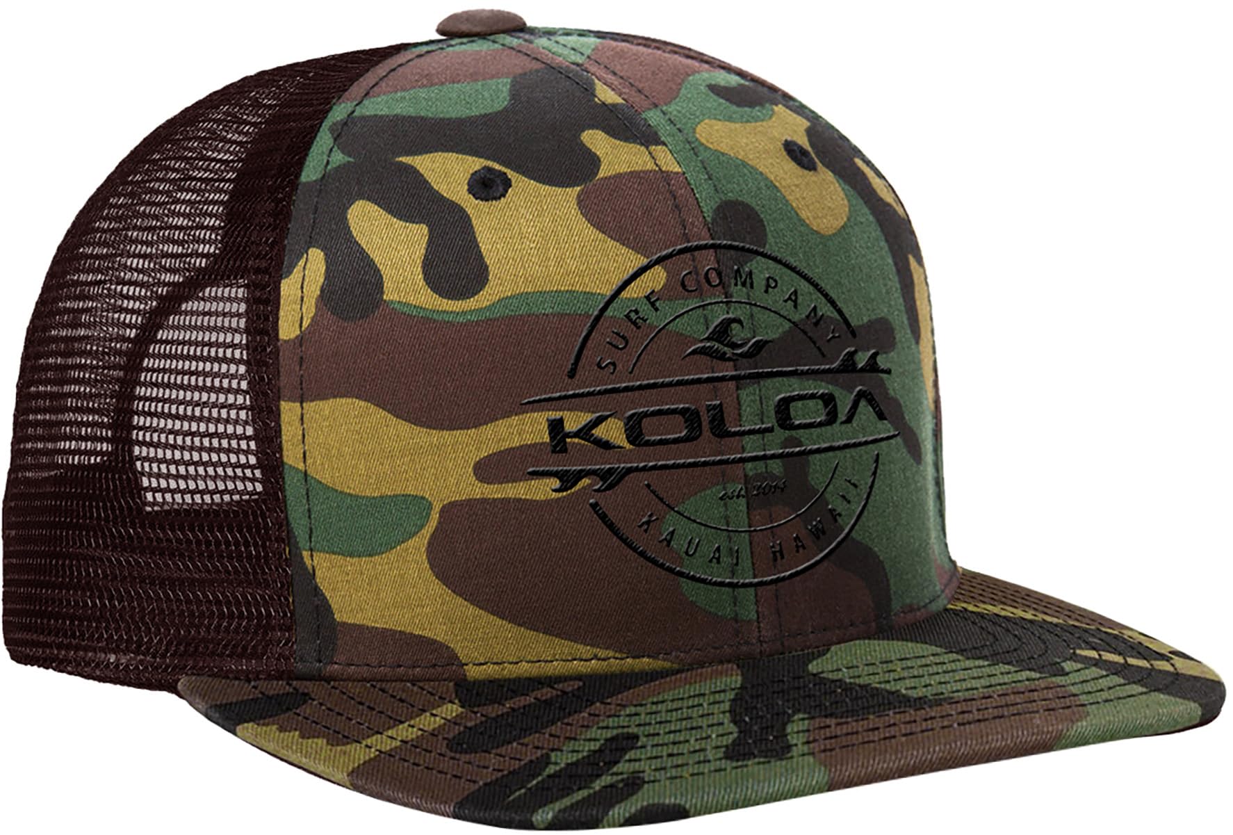 Koloa Surf Thruster Surfboard Logo Mesh Back Trucker Hats in 15 Colors