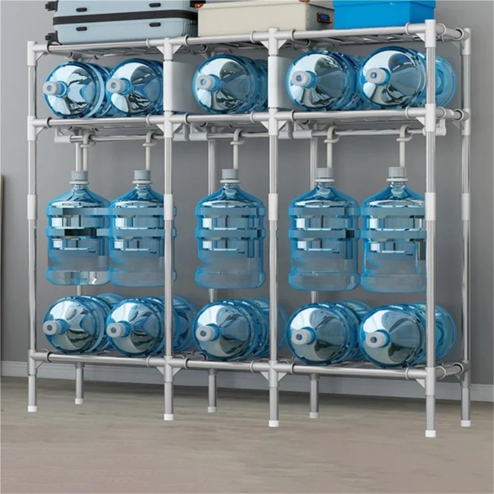Leinwand-Kleiderschrank Einfacher Kleiderschrank Einfachheit Kleiderschränke Oxford-Stoff Wasserdichter Schrank Schlafzimmer Kleidung Aufbewahrungsschrank Platzsparender Organizer(168x46x173cm)