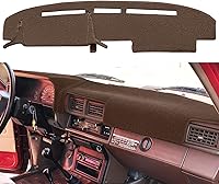 Vista 8 de Funda para salpicadero de ajuste personalizado para camioneta pickup Toyota 4Runner 1984-1988, almohadilla protectora de salpicadero F95 (Beige)