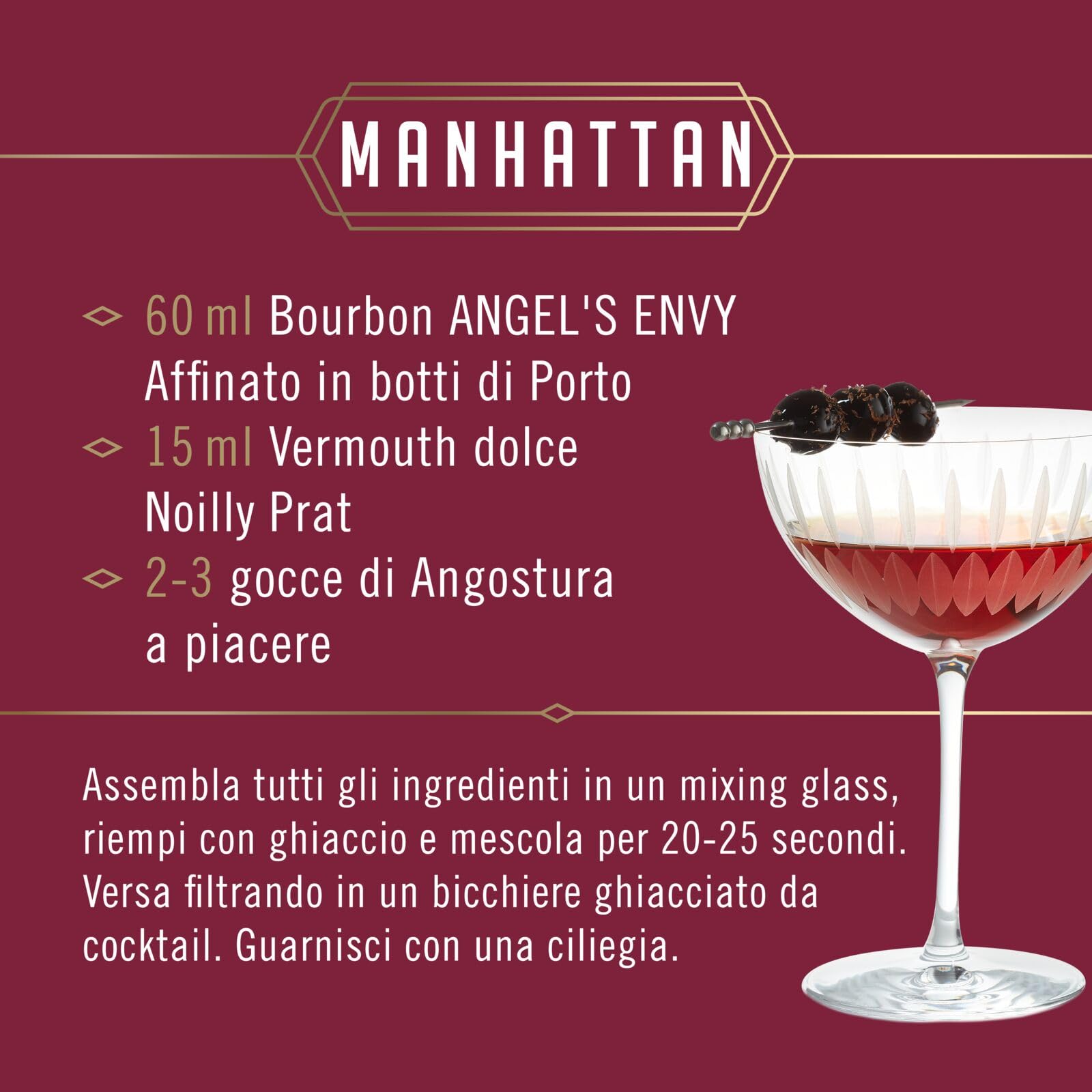 ANGEL’S ENVY Kentucky Straight Bourbon Whisky, 43,3% Vol., 70 cl / 700 ml, affinato in botti di Porto, Note di vaniglia e noci tostate