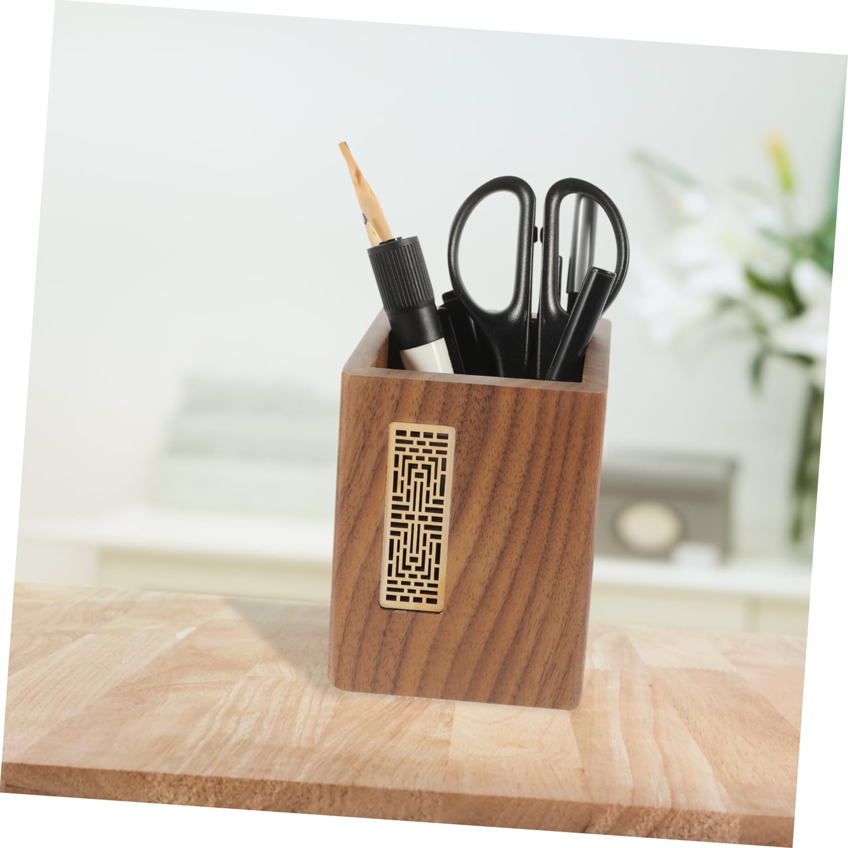 Stifthalter mit Großer Kapazität Einfacher Japanischer Stil Schreibtisch Organizer für Büro und Zuhause Eleganter Aufbewahrungsbehälter für Stifte und Büromaterial