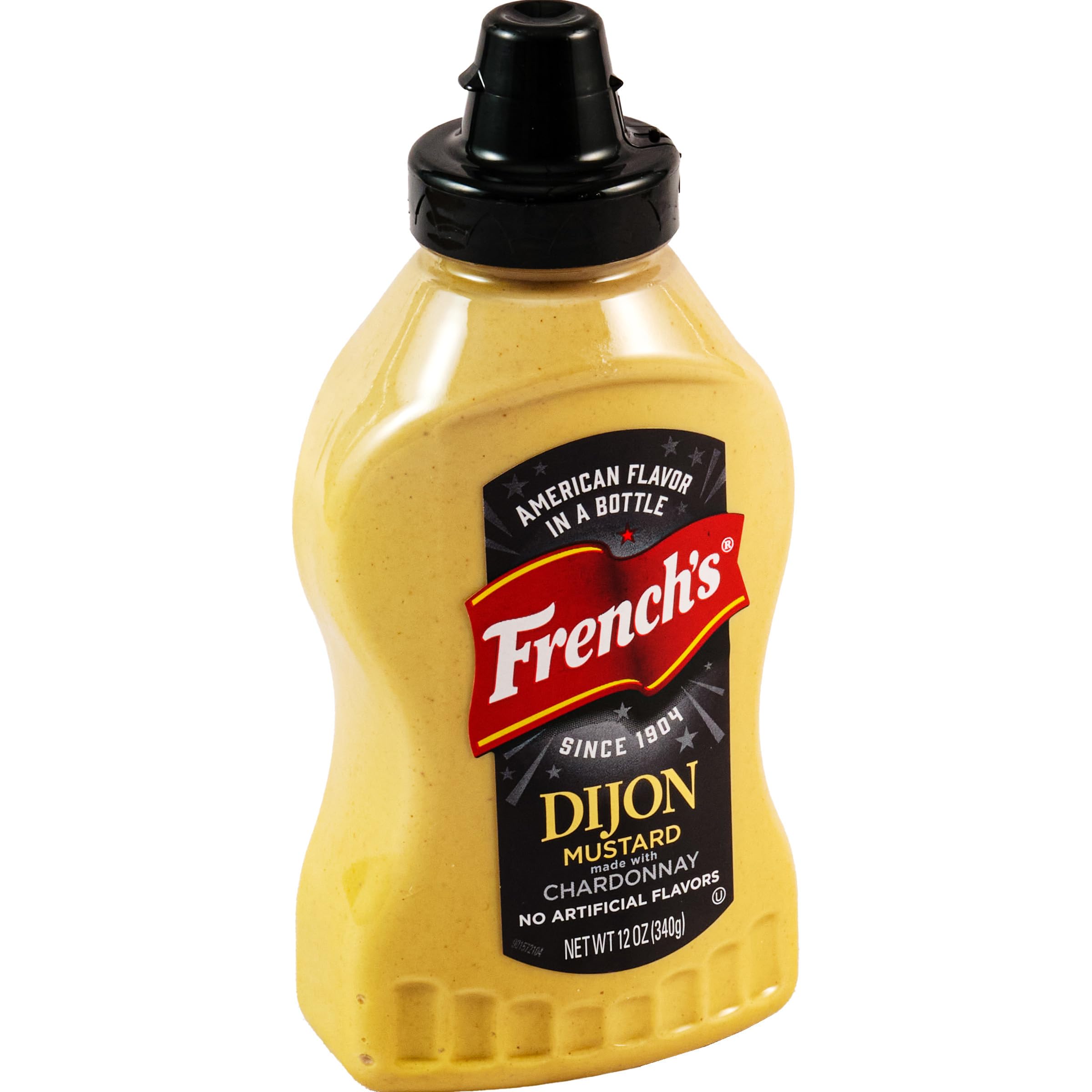 French's Dijon Mustard Squeeze Bottle, 12 oz, Chardonnay Mustard 12 Ounce (Pack of 1)