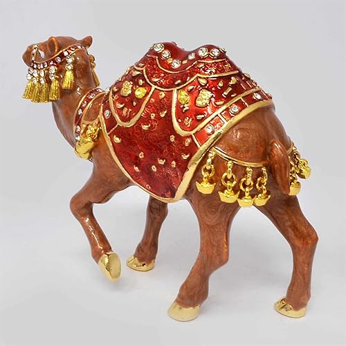 Miniatura 8 de Feng Shui Royal Blue Flujo de efectivo Camel Riqueza y abundancia Decoración del hogar Estatua de oficina (azul)