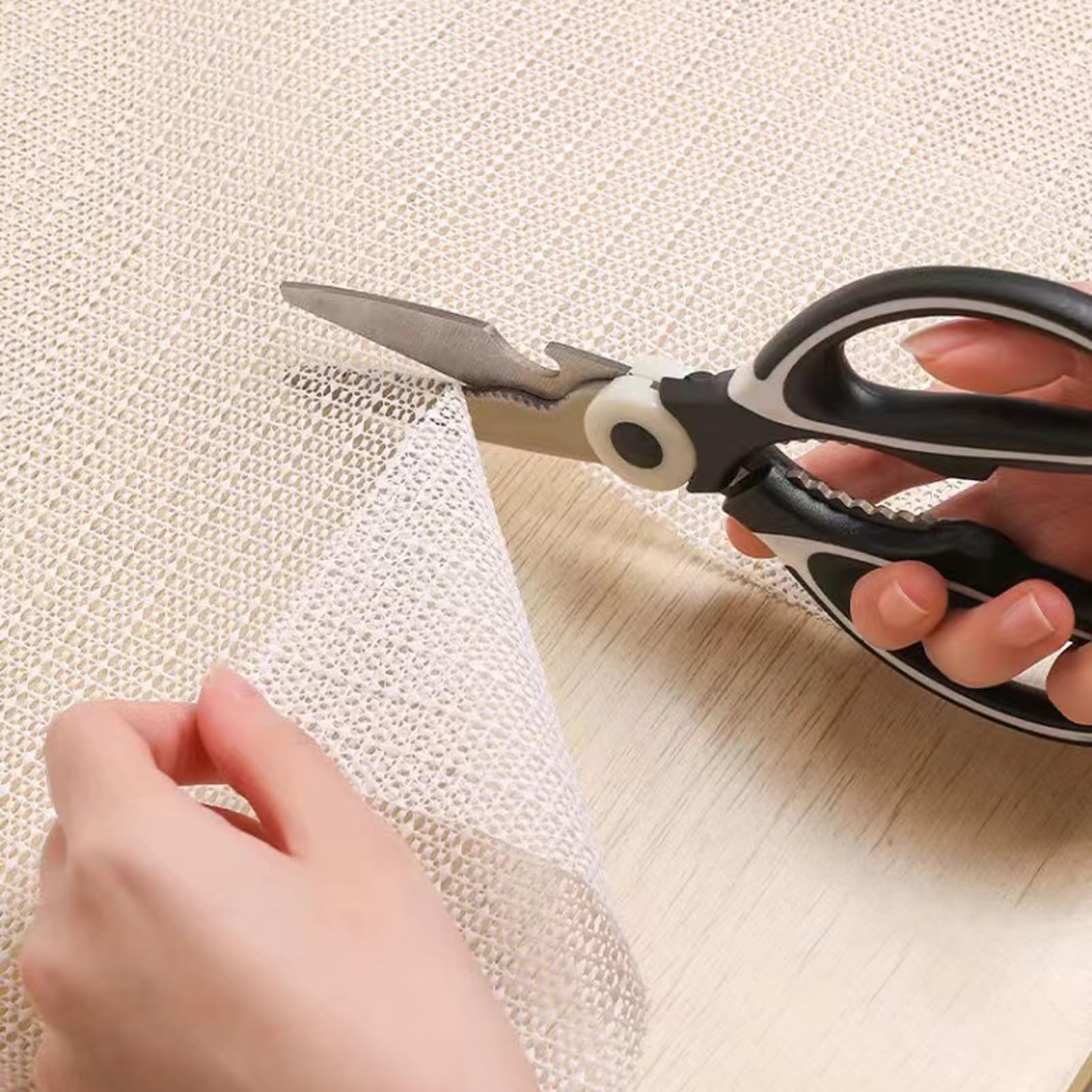 Tapis antidérapant pour sols en bois dur, tapis antidérapant pour carrelage, tapis antidérapant, garde votre tapis en place en place, peut être coupé à n'importe quelle taille (blanc, 179,8 x 200 cm)