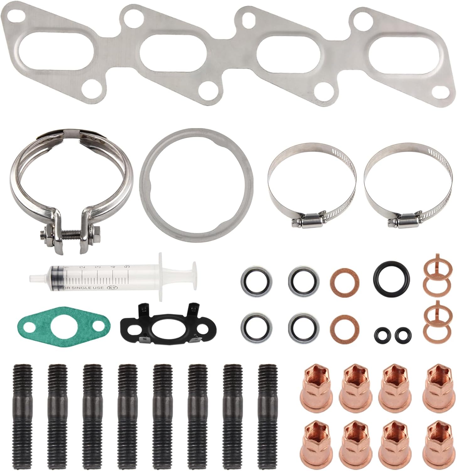 55565353 Turbocharger Turbo Compatible with 2013-2021 Buick Encore 2011-2019 Chevy Cruze 2012-2019 Sonic 1.4L with Gaskets & Clamps 667-203