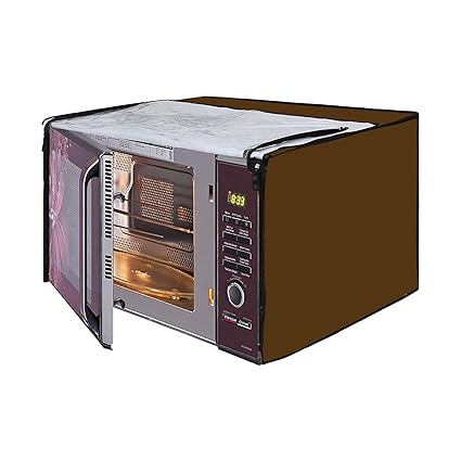 Aavya Unique Fashion Microwave Oven Cover Dust Proof & Water Proof for LG 21 Litre Convection Microwave Oven,47,Brown