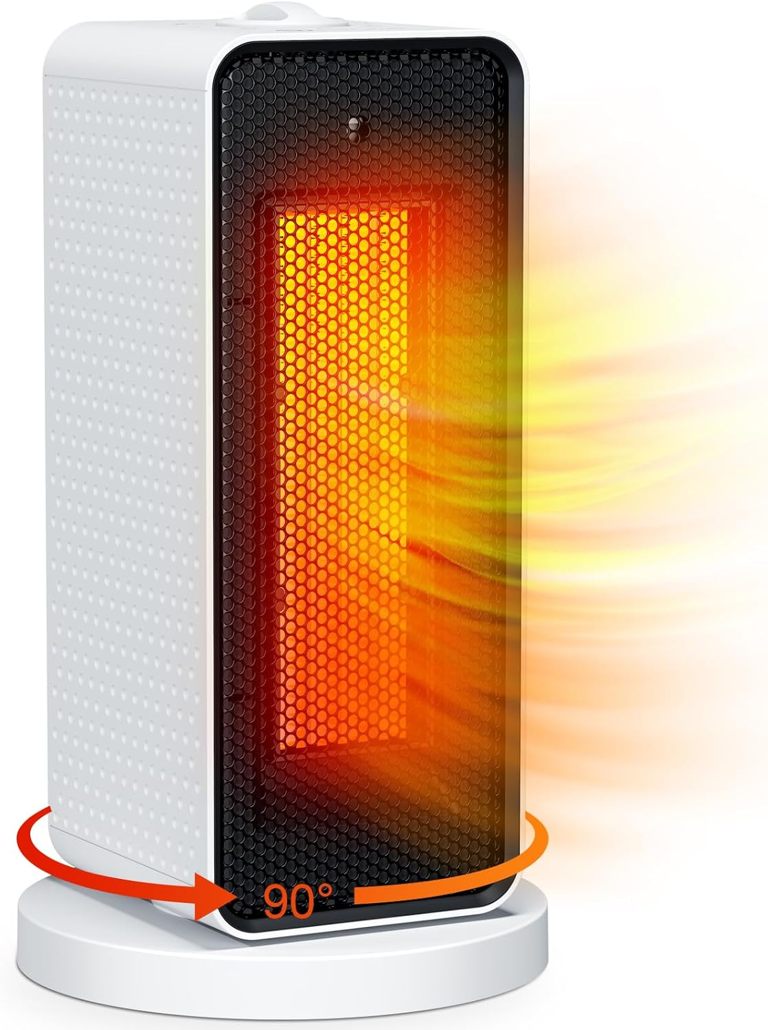 Qoosea Space Heaters for Indoor Use Electric 90° Oscillation Portable