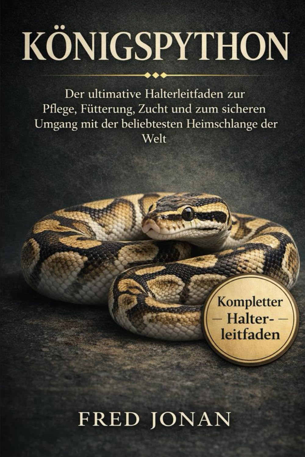 KÖNIGSPYTHON: Der ultimative Halterleitfaden zur Pflege, Fütterung, Zucht und zum sicheren Umgang mit der beliebtesten Heimschlange der Weltv