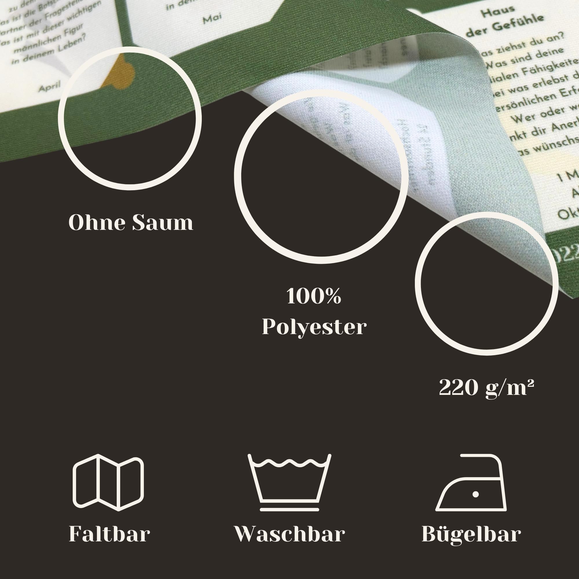 Lenormand großes Lernkarten Set - 2 Legetüchern für Anfänger