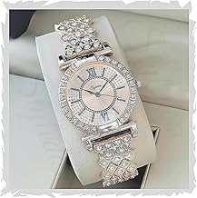 styledose Luxury Dial with Roman Marker in Diamond Studded Round case with brecelet Strap Stylish Quartz Analogue Wrist Watches for Women's & Girls&Miss&Ladies