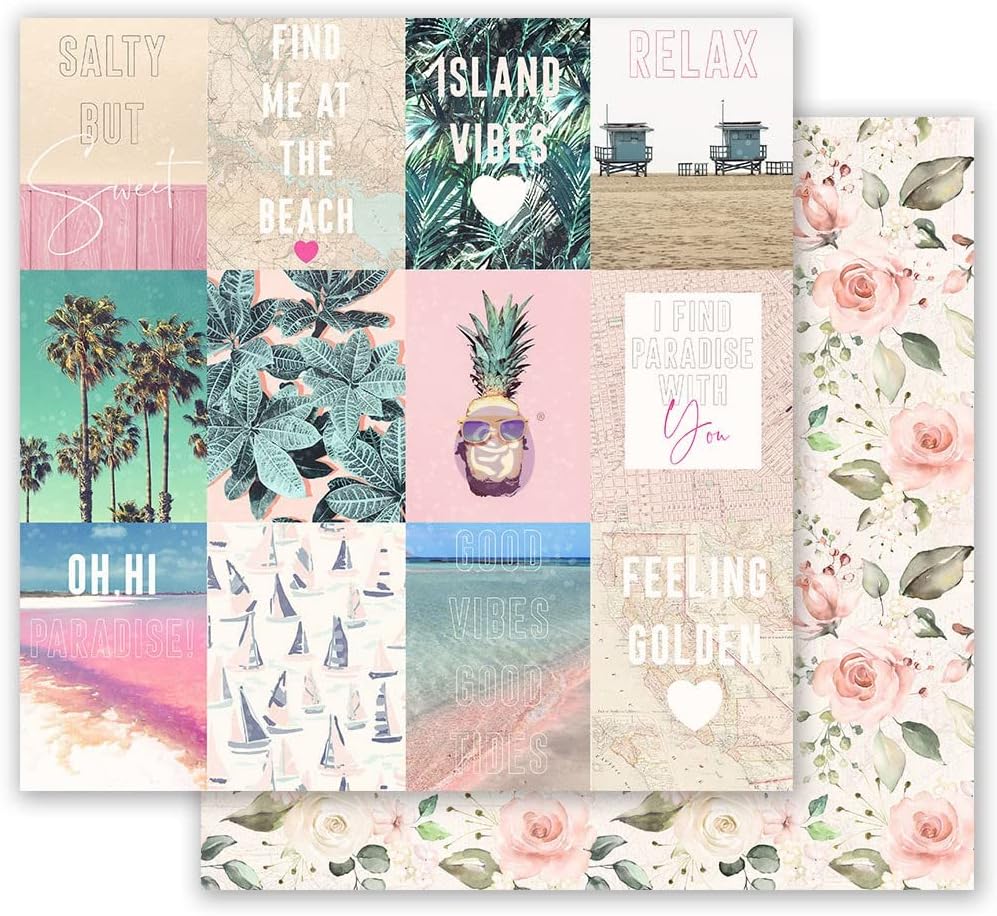 Prima Notebooks Amazon.com: Prima Marketing Golden Coast Collection12x12 Sheet Summer ...