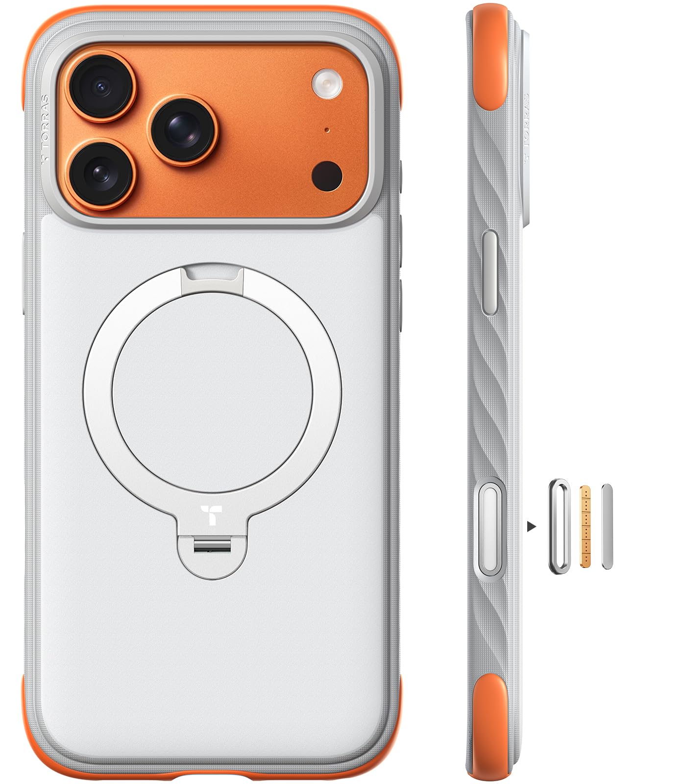 Amazon.co.jp: TORRAS iPhone 17 Pro ケース Q3 Air Rugged 360 磁気
