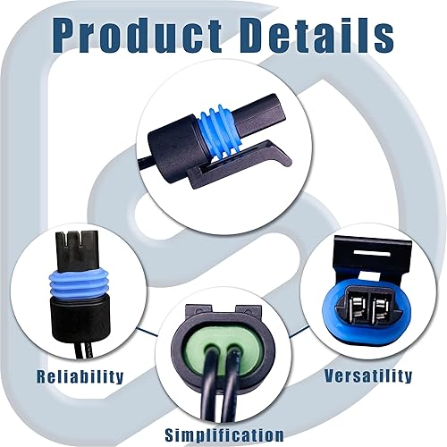 Miniatura 5 de 213-4514 213-4333 19236568 Sensor de temperatura del refrigerante del motor con conector de coleta, compatible con Buick Lacrosse, Chevy Silverado,