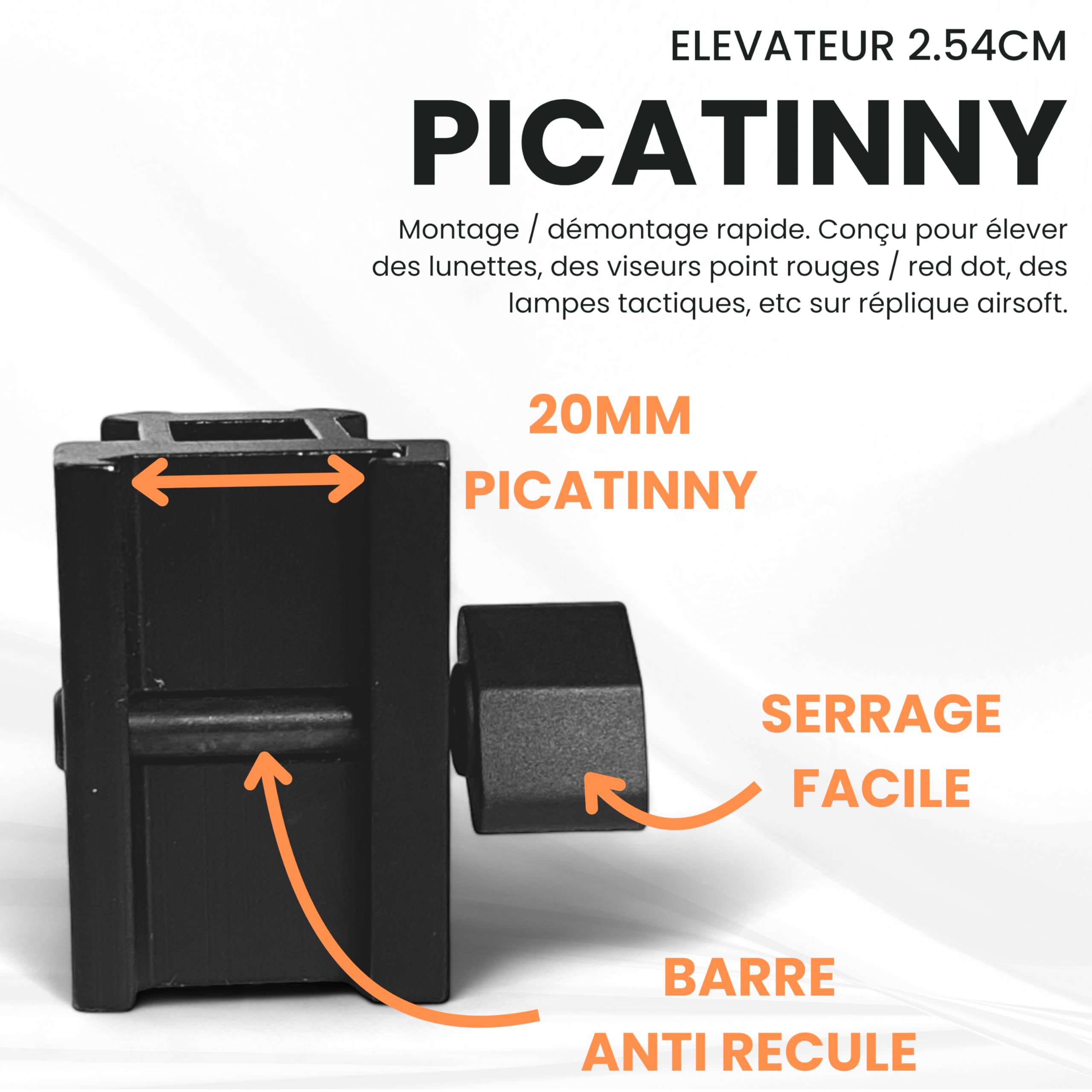 Picatinny für RED DOT VISIER | HDS68 (TS68) | HDX68 (TX68
