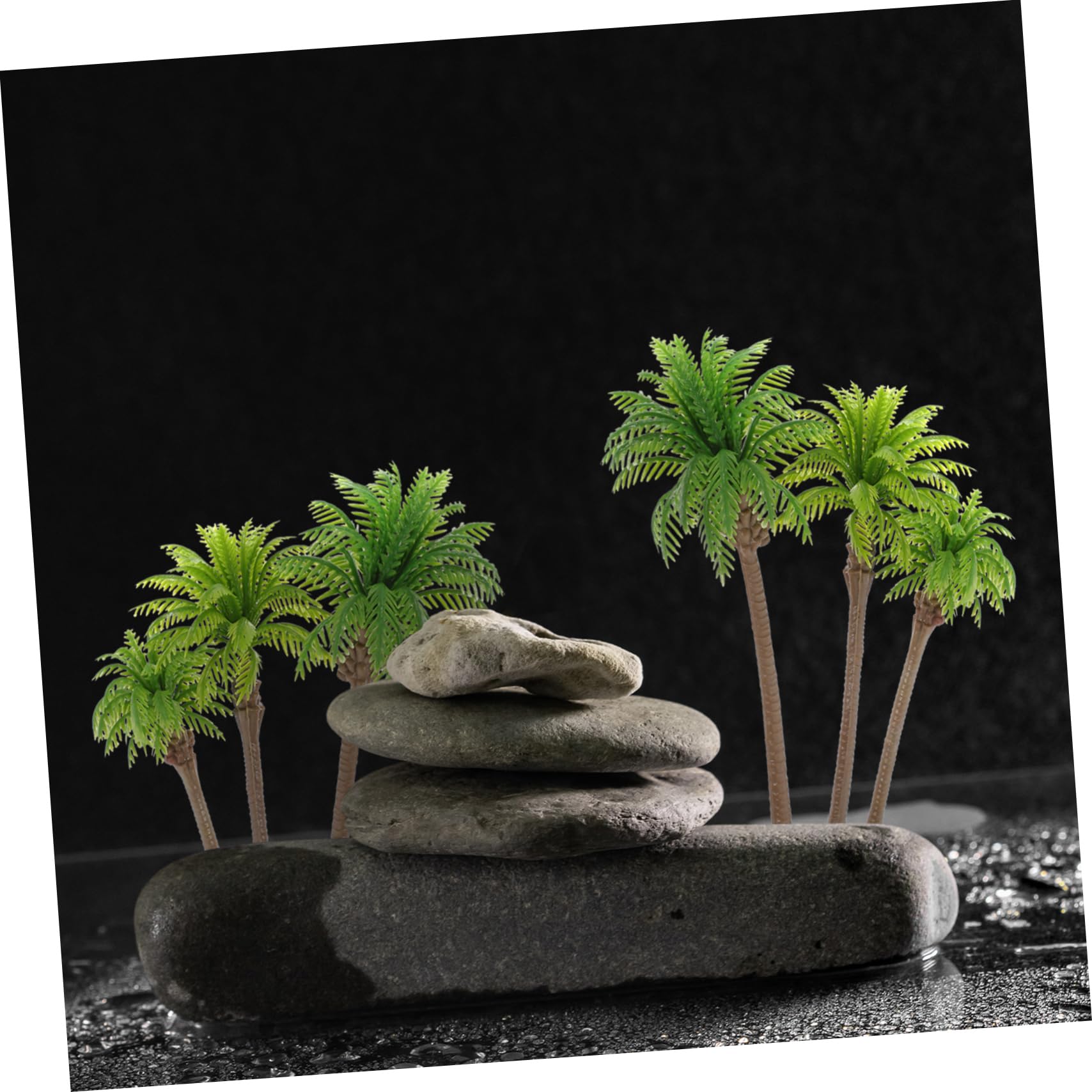 48piezas Árboles De Artificiales para De Paisajismo De De Cocoteros para Decoración De Maquetas y Construcción De