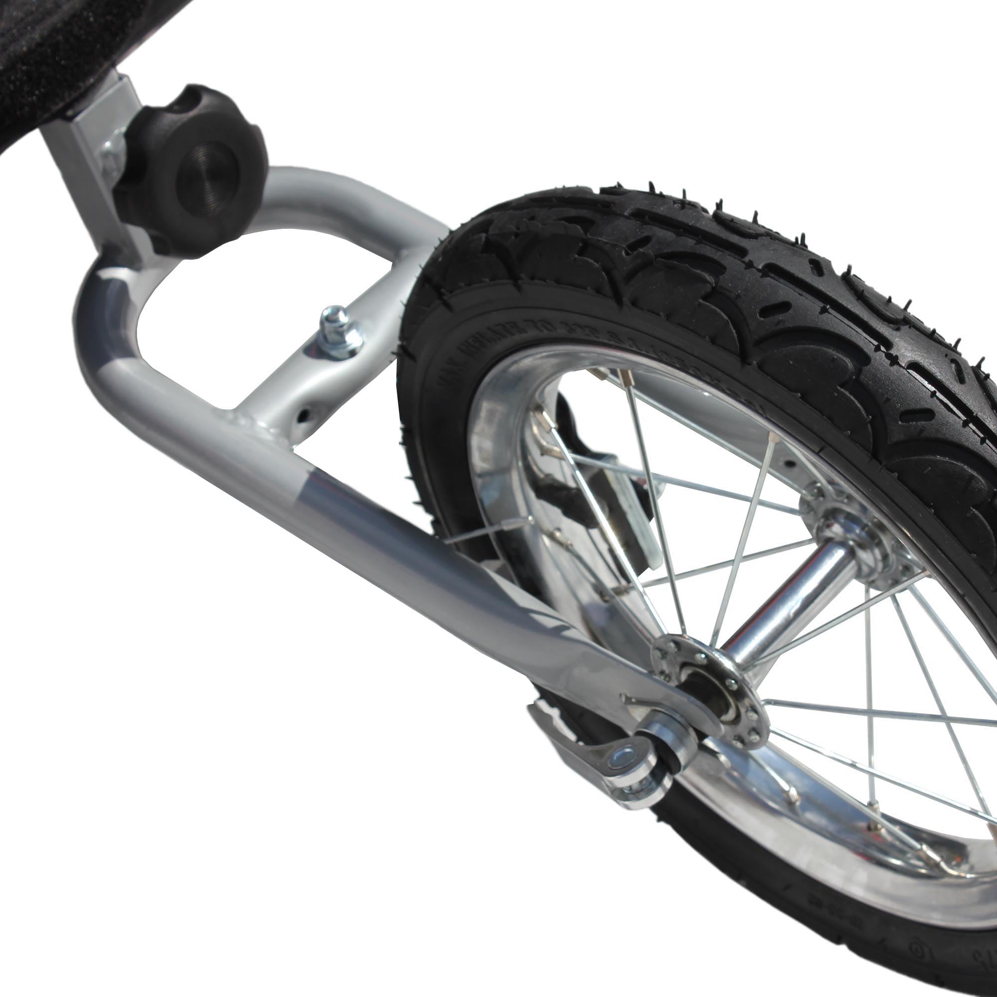 Red Loon Jogger Erweiterung Jogger Umbausatz für Fahrradanhänger - Jogger Kit mit Joggerrad Schiebegriff Bremse für Fahrrad Kinderanhänger - Bremsenset vorne + hinten V-Brake