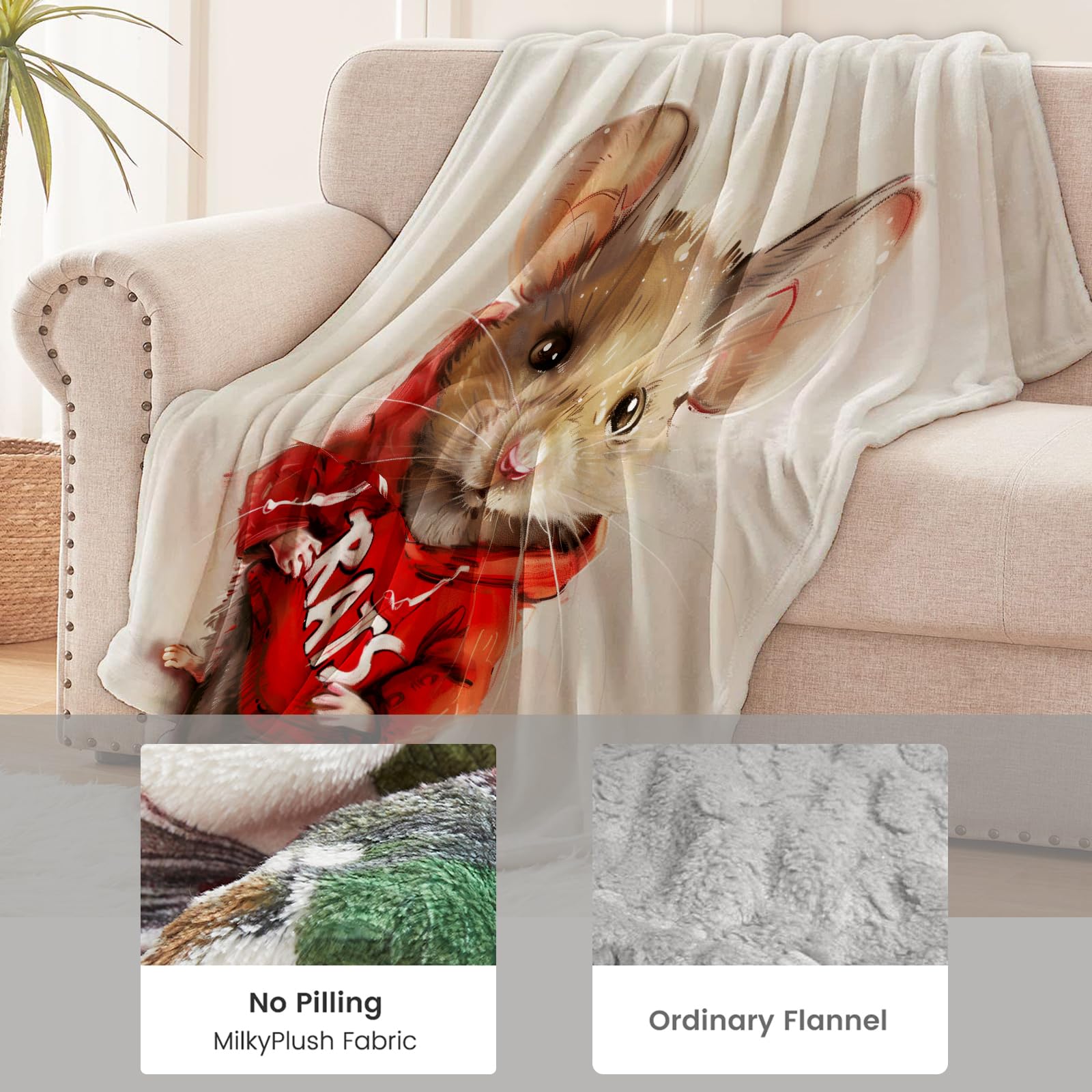 Amazon.com: cromcu Rat Blanket for Kids and Adults, Flannel Mice