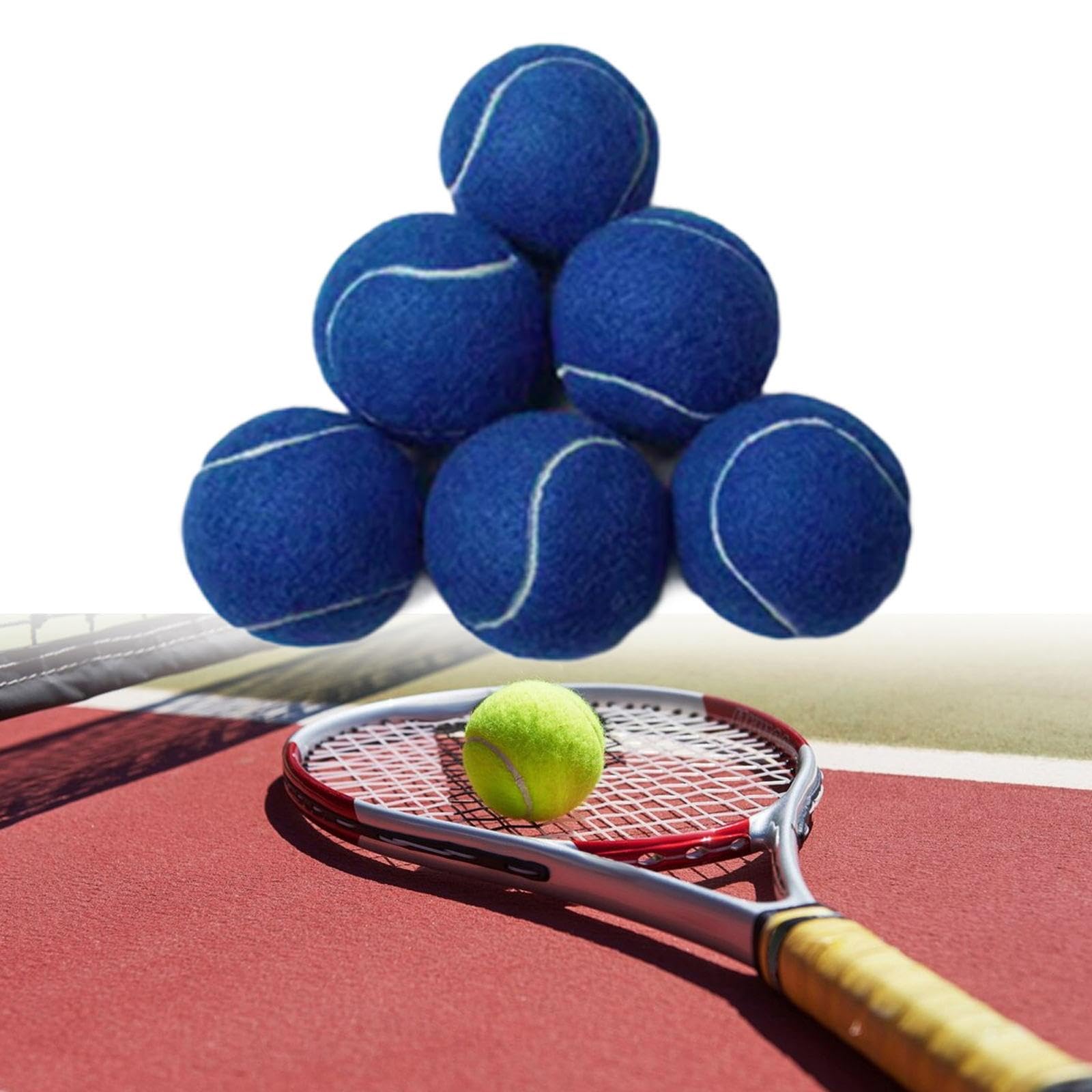 Tennisball Set Mit Tasche Magicorange Tennisbälle 6er Set - Trainingsbälle  6,4cm Für Sport \u0026 Hundespiel Mit Netzbeutel Tennisbälle 6er Pack, image size:1600x1600