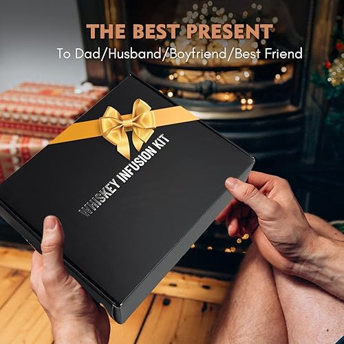 Miniatura 7 de Kit de infusión de whisky, kit de fabricación de whisky, kit de infusión de cóctel para adultos, regalos de mixología para hombres, haz tu propio