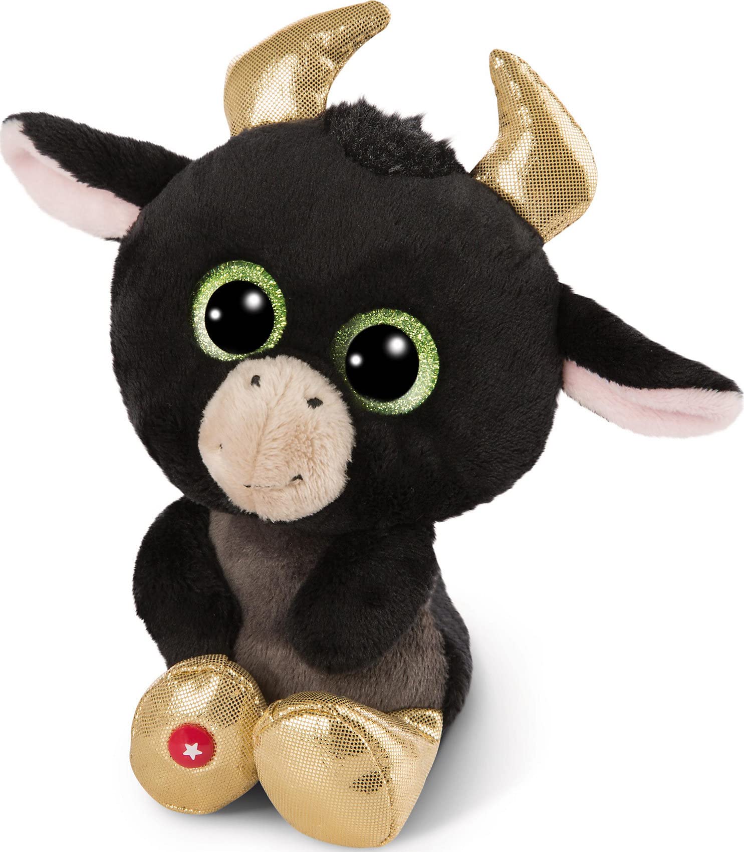 NICI Glubschis: El Original – El Toro Bubalu de Glubschis 15 cm – Animal de Relleno con Grandes Ojos Brillantes – Suave Juguete Esponjoso para los Amantes de Juguetes tiernos (47666)