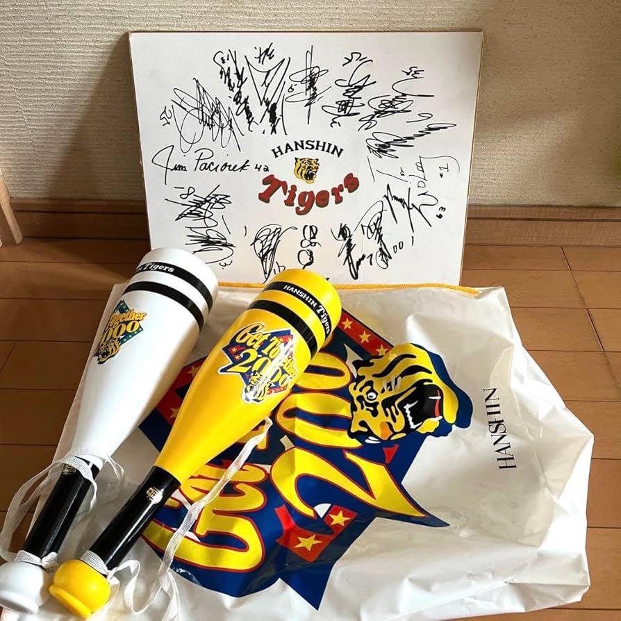 阪神タイガース寄せ書き1974年頃 阪神タイガース寄せ書き1974年頃