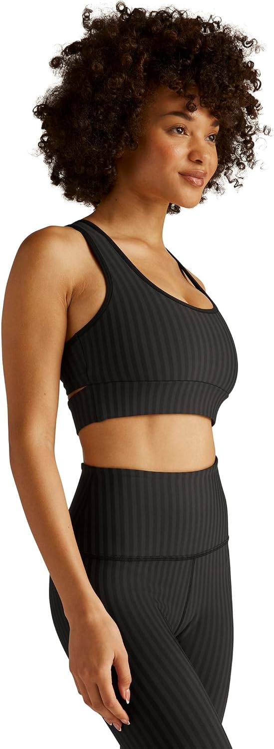 Beyond Yoga Work It Over Long Line Bra
