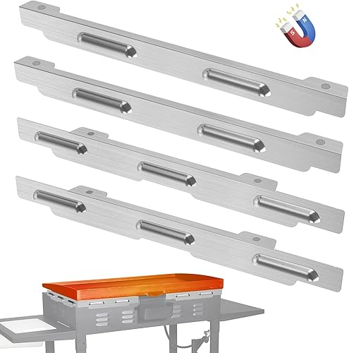 Protectores de viento de acero inoxidable mejorados para plancha Blackstone de 36 pulgadas, accesorios de parrilla Blackstone, ahorro de gas de