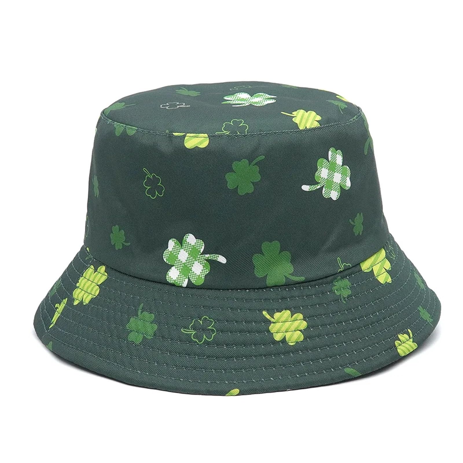 TRRYUIP Bucket Hat Bucket Hats Animal Letter Print Fisherman Hat Summer Sun For Women Men Reversible Fishing Cap(Color-28)