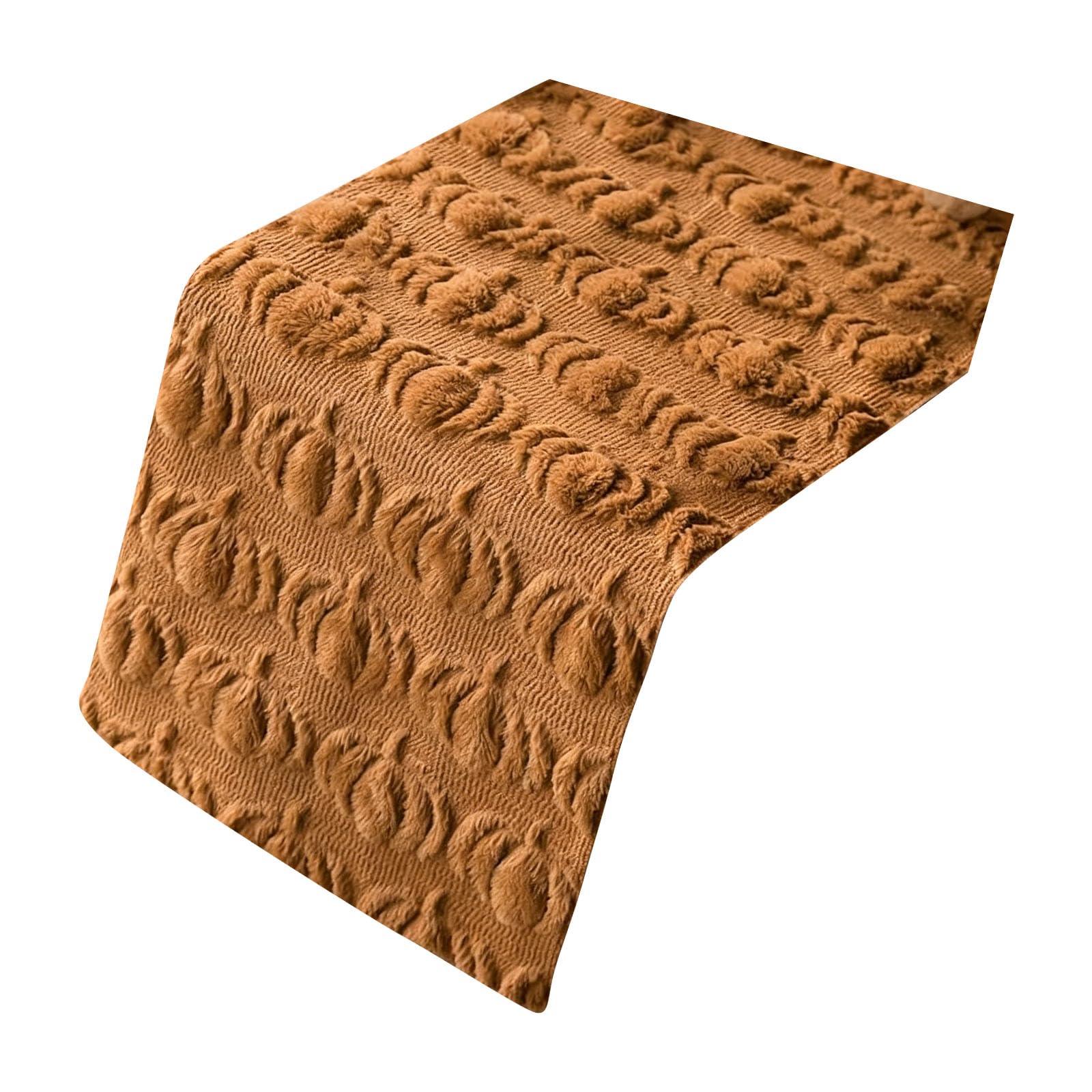 Table Runner with Pumpkin Theme for Seasonal Home Decor in Polyester Plush for Dining Table and Console Display Harvest Accent Seasonal Scarf Tabletop Runner Autumn Dining Linen Console Decor Bed Home