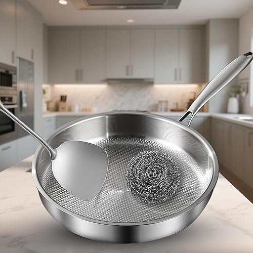 Miniatura 4 de Sartén  Sartenes de inducción  Cocina antiadherente  Sartenes antiadherentes  Sartenes de cocina de chef para todas las estufas compatibles con
