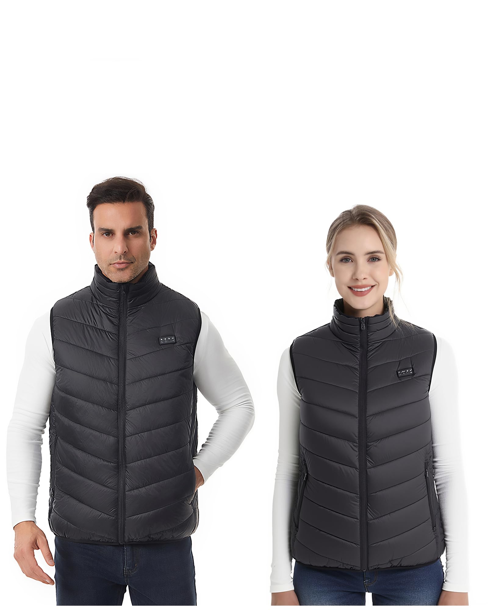 Monave Chaleco Calefactable Unisex para Pescar Motocicletas Acampar Esquiar