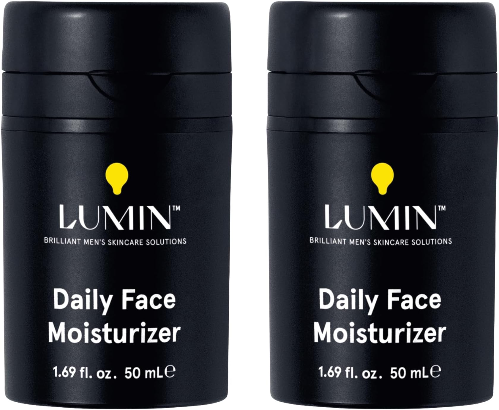 Daily Face Moisturizer for Men – Lightweight Hydrating Cream with Niacinamide, Men’s Face Lotion for Normal, Combination & Sensitive Skin, Korean Skincare, Smooth & Nourishing, 50ml, 2 Pack
