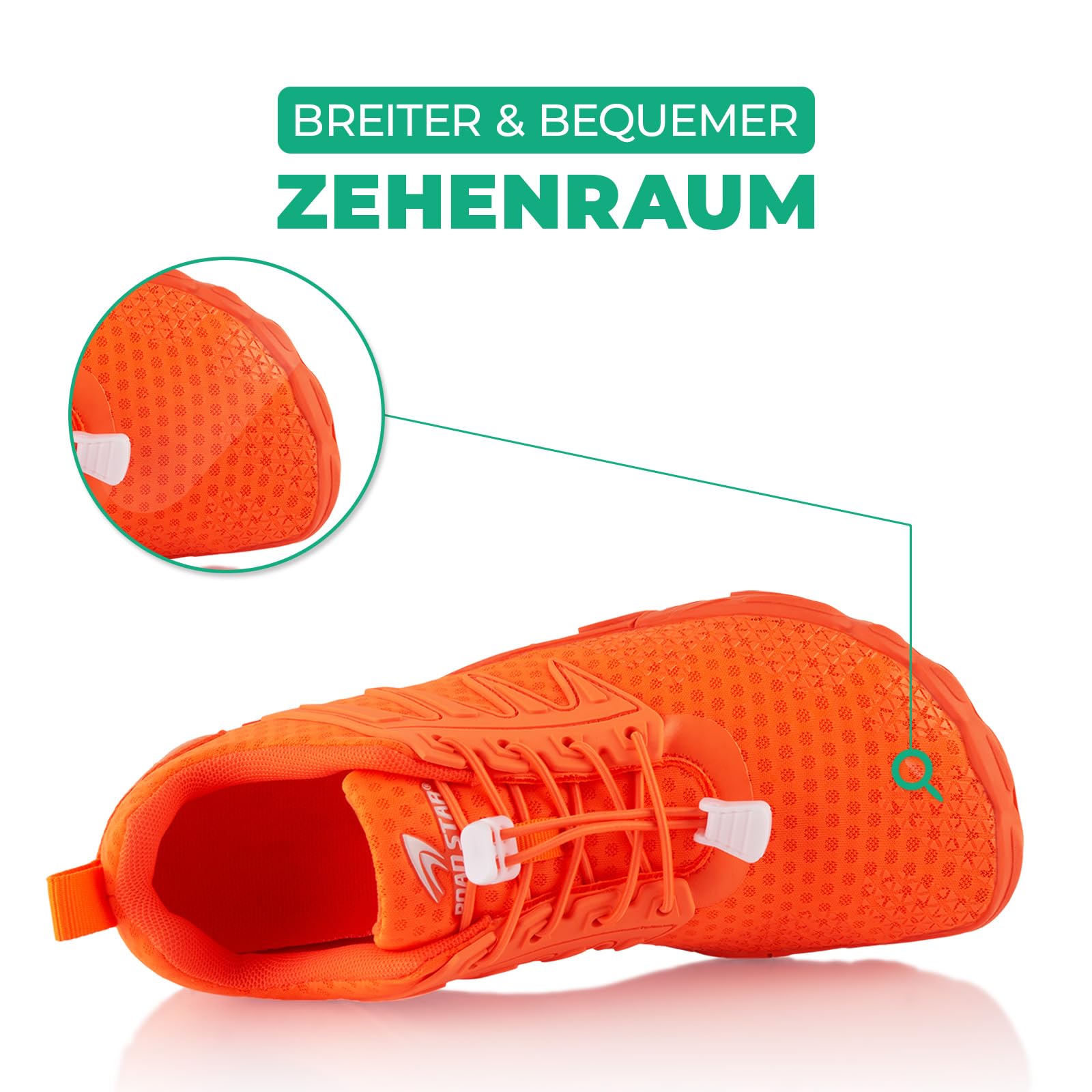Fusskleidung® Damen Herren Barfußschuhe Wasserschuhe Trail Sneaker