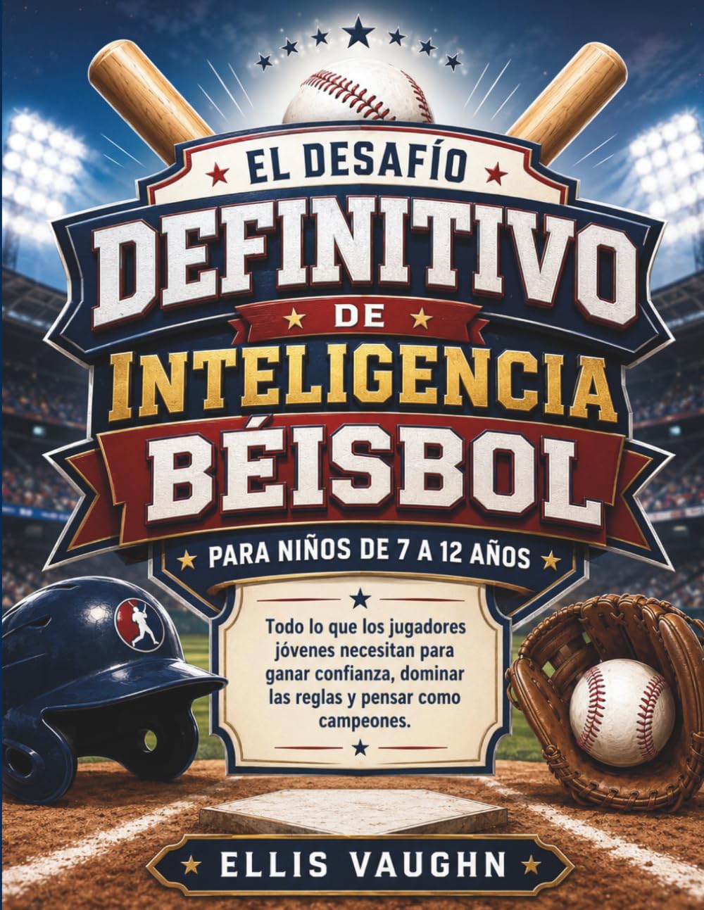 EL DESAFÍO DEFINITIVO DE INTELIGENCIA BÉISBOL PARA NIÑOS DE 7 A 12 AÑOS: Todo lo que los jugadores jóvenes necesitan para ganar confianza, dominar las reglas y pensar como campeones.