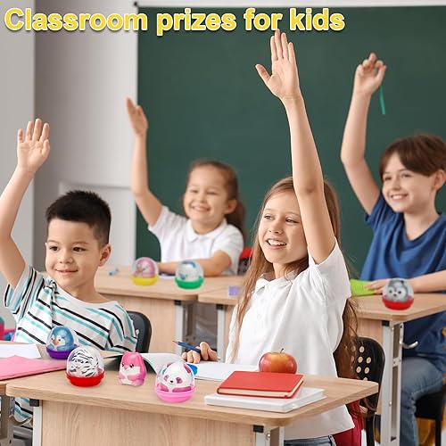 Miniatura 6 de 10 paquetes de regalos de fiesta para cestas de Pascua, juguetes esponjosos para el estrés de aumento lento para niños, bolsas de regalo de