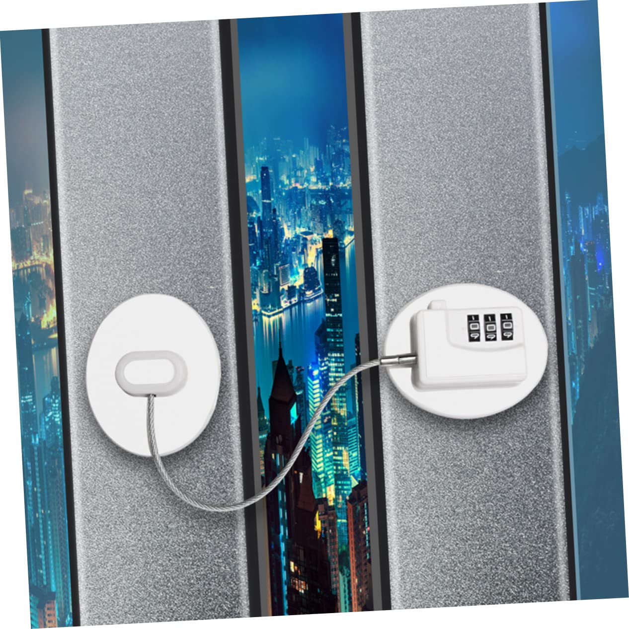 jojofuny 5pezzi Serratura Digitale Combinata Per Frigorifero Sicurezza Facile Da Usare Protezione Per Famiglie e Infanti Design Resistente e Durevole
