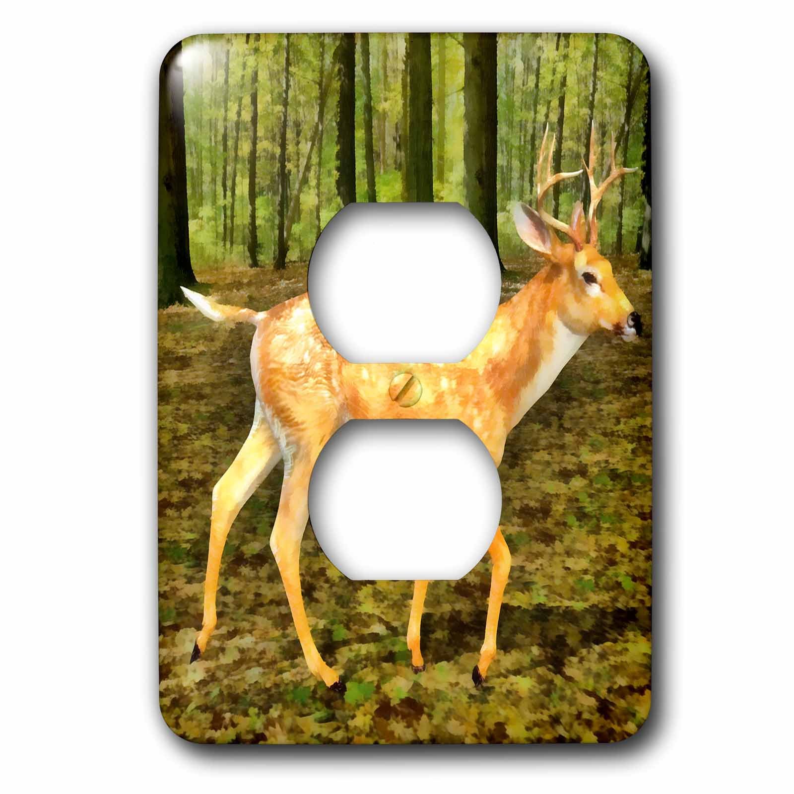 Housse de protection cerf 3dRose LSP_52442_6 pour décoration forêt