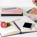 Retractable Gel Pens, Black Gel Ink Cute Pens, 0.5mm Fine Point with Grips, Smooth Writing Pens for Office, 20-Pack