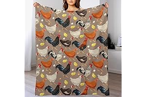 Charming Chicken Blanket: Embrace the Cozy Warmth of Your Feathered Friends