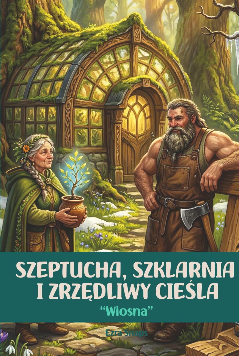 Szeptucha, Szklarnia i Zrzędliwy Cieśla: Wiosna: Słowiańskie cozy fantasy. Magia ziół, twarde rzemiosło i budowanie życia od nowa. Tom 1