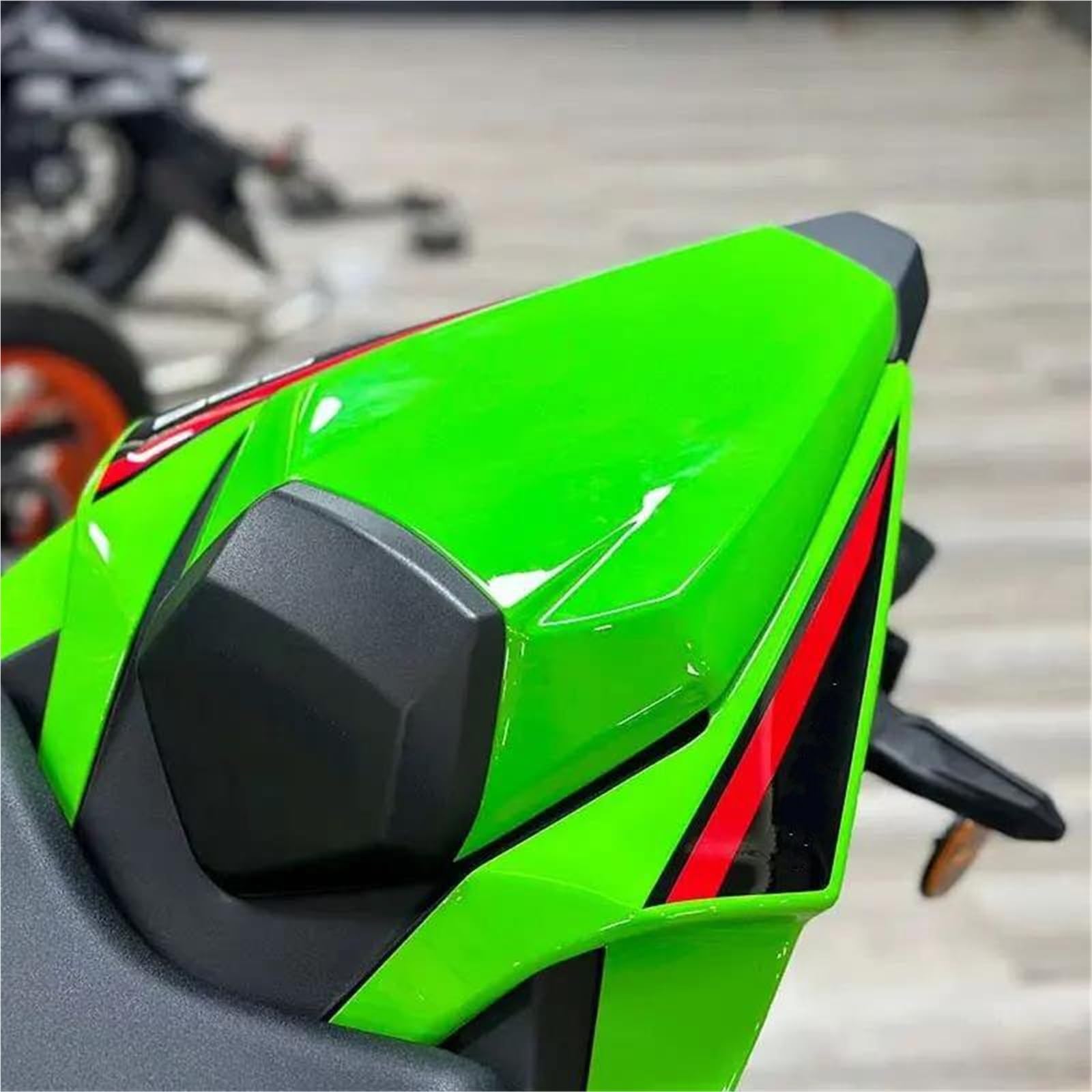 Housse De Selle Complète Pour Kawasaki Ninja 636 ZX6R (2019-2024) - Vert, Neuve Sous Blister