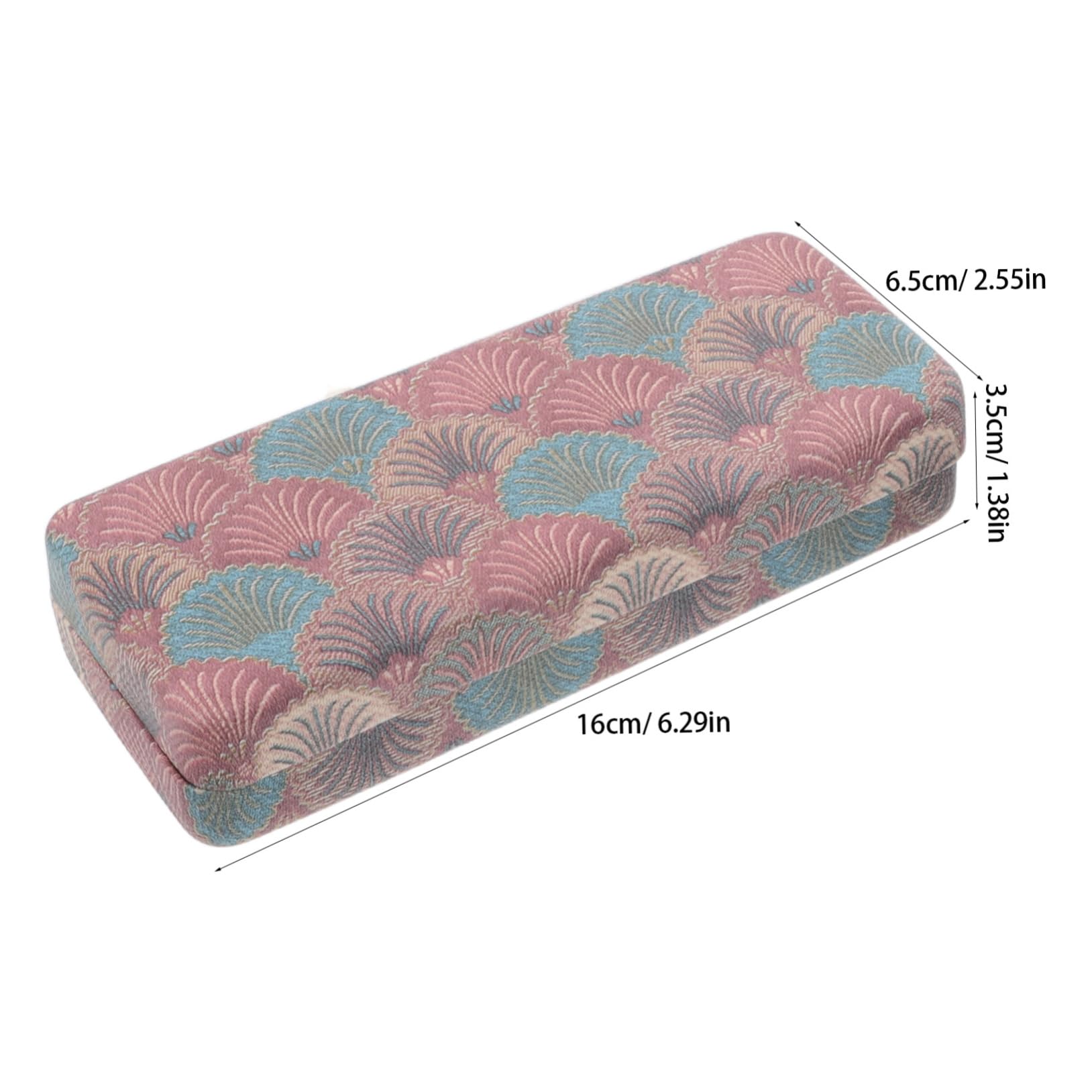 COLLBATH 4pezzi Custodia Rigida per Occhiali Scatola Portaoggetti Portatile per Occhiali da Sole Vista Organizer Compatta in Metallo Resistente