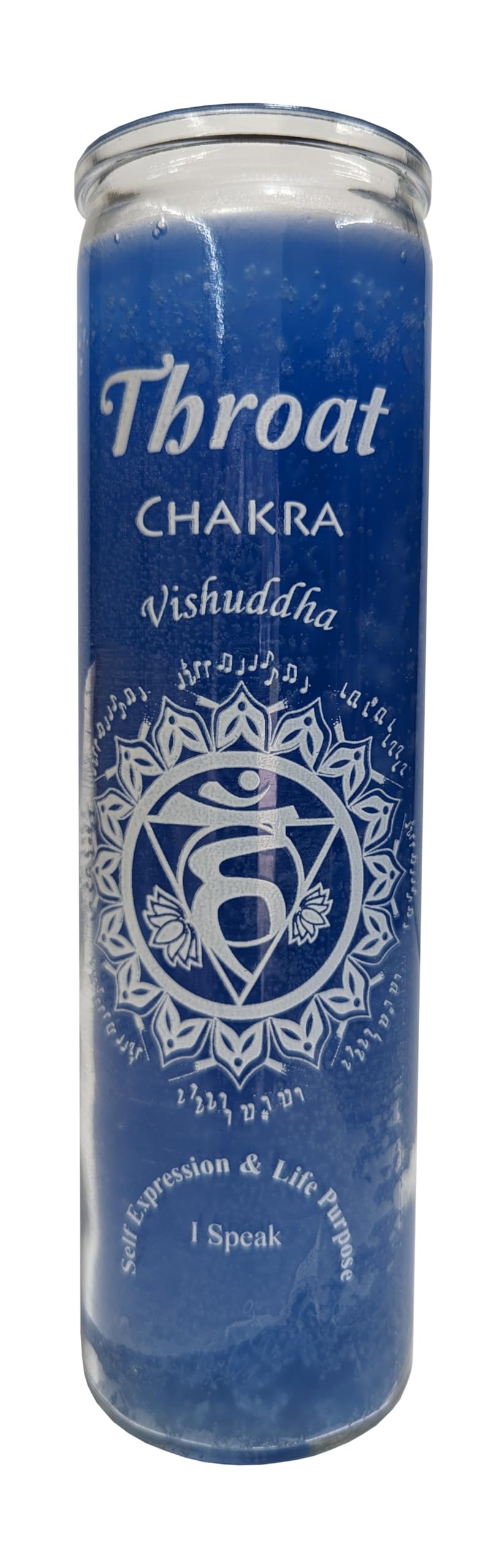 Generic Throat Chakra 7 Day Blue Candle