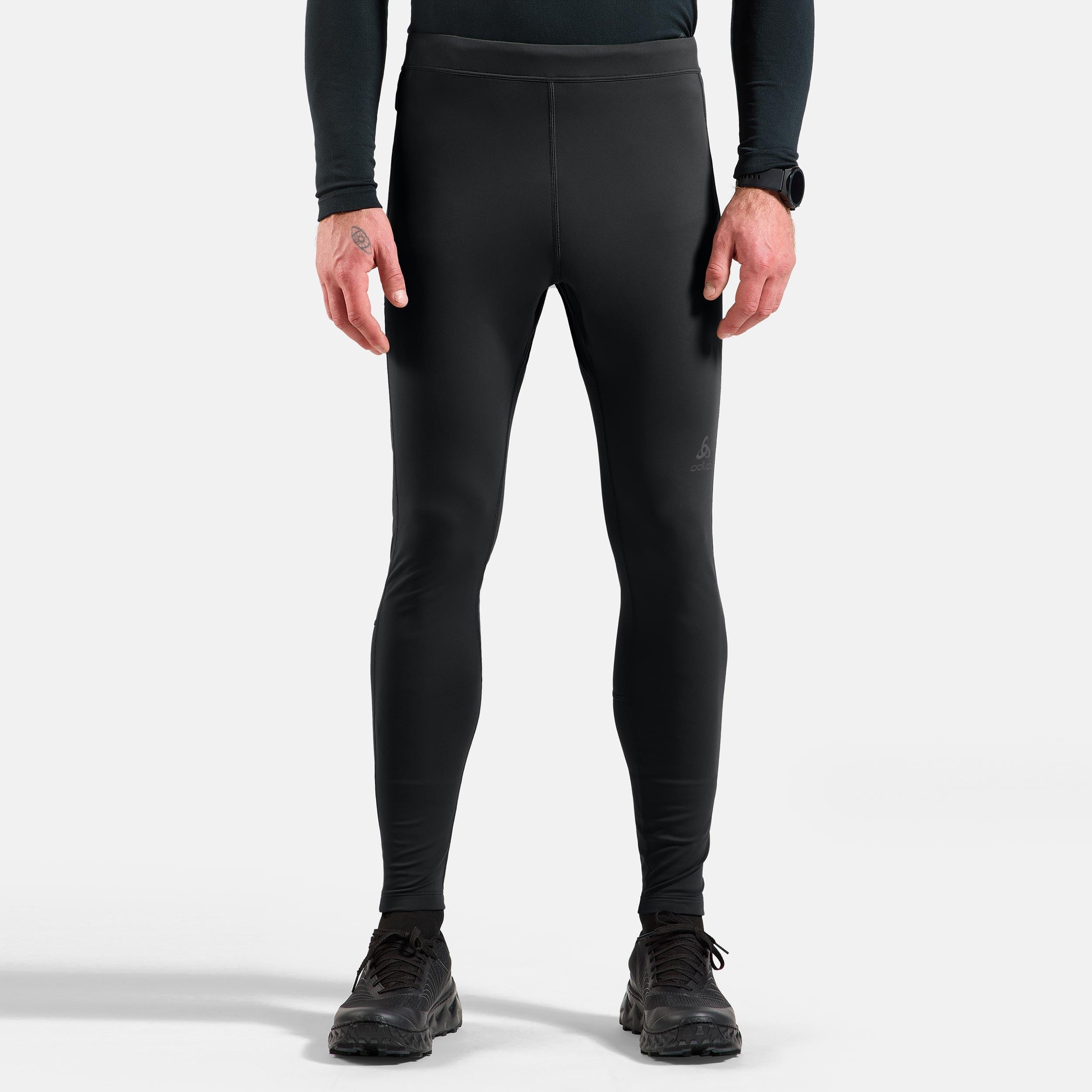 Odlo Essential Warm Collant de course Hommes black