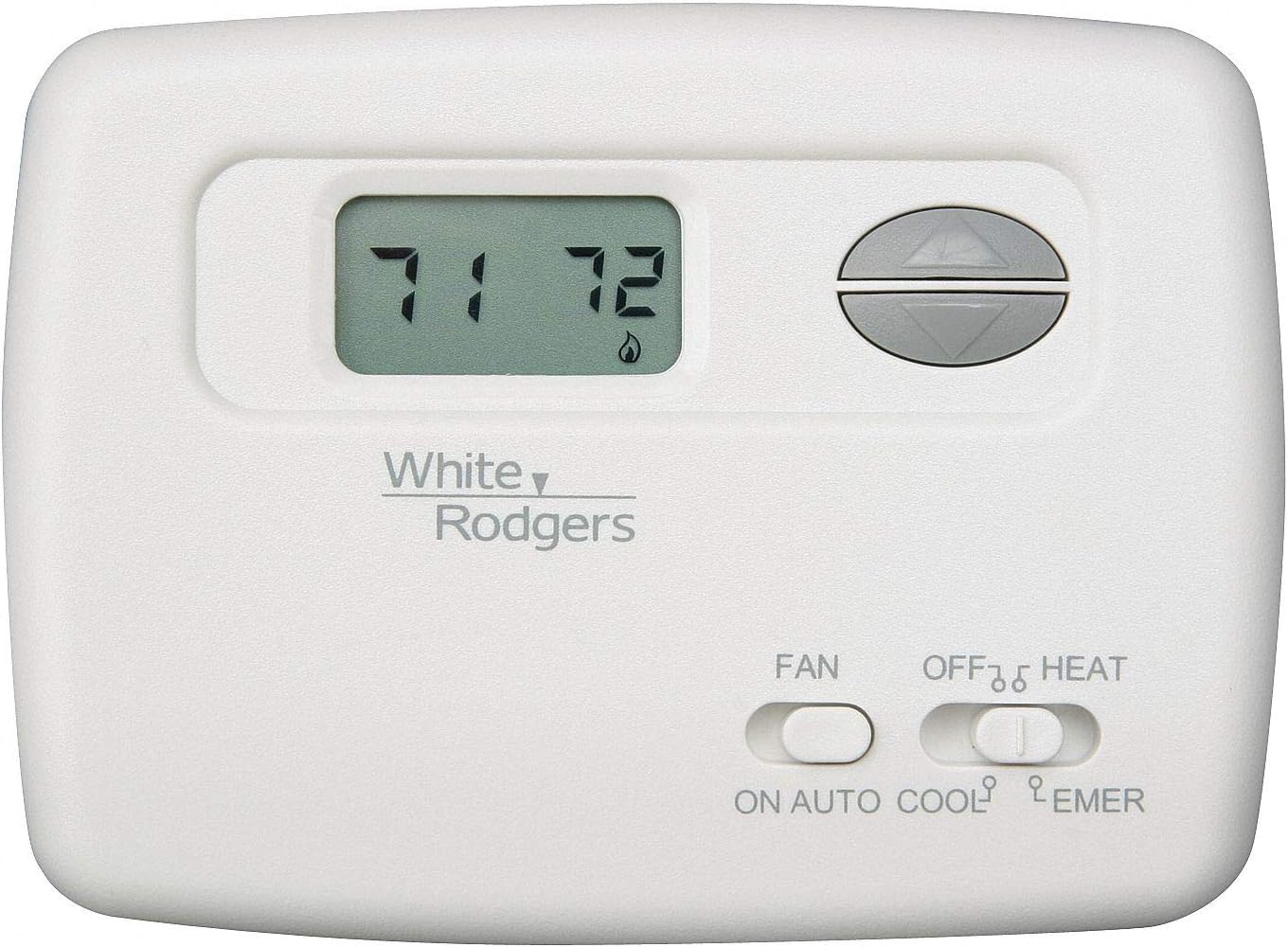 White Rodgers 1F79-111 Non-Programmable Heat Pump Thermostat