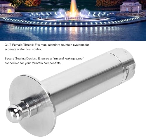 Miniatura 2 de Pulverizadores de fuente de estanque, cabezal de pulverización de agua de acero inoxidable Boquilla de fuente de agua para el estanque de parque