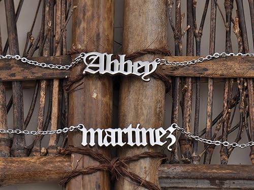 Miniatura 3 de HUAN XUN Collar personalizado de joyería con nombre para niñas