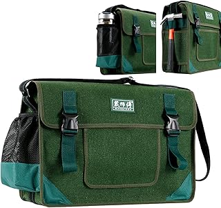 Electrician Tools Bag - Thickened Large Portable Tool Storage Organizer Pouch - Tool Pouches, For Electrician, Framer, Woodworker, Mechanic Fanelod