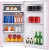 Retro Mini Fridge 85L, Compact Refrigerator, Under Counter Fridge, Direct Cooling, Super Quiet, Adjustable Racks, Metal Handle, Mechanical Control, Led Light [Energy Class E]